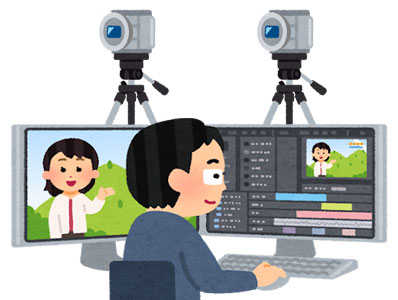 2カメラの通常配信